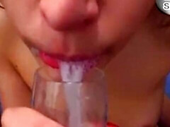 Enthousiasteling, Groepseks ejactulatie, Groepseks, Groep, Ondergoed, Natuurlijke tieten, Slikken, Tiener