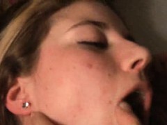 Amateur, Rubia, Mamada, Corridas, Corridas faciales, Pov, Adolescente
