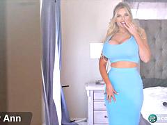 Belle grosse femme bgf, Gros seins, Blonde, Hd, Lingerie, Masturbation, Mère que j'aimerais baiser, Solo