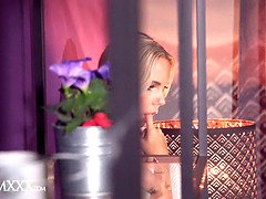 Blondine, Blasen, Tschechisch, Lecken, Masturbation, Milf, Muschi, Titten