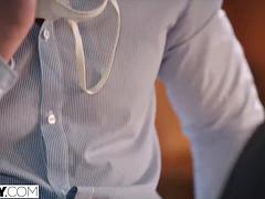 アナル, フェラチオ, 茶髪の, 中出し, 目瞪口呆, Hd, 魅力的
