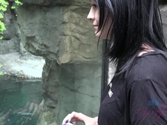 Noire, Emocore, Petite amie, Branlette thaïlandaise, Chatte, Rasée, Cheveux courts, Maigrichonne