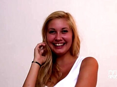 Blonde, Tchèque, Femelle, Fétiche, Hd, Rasée, Solo, Nénés