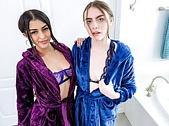 デカ尻, デカチン, デカパイ, フェラチオ, 茶髪の, バック, ガリガリ, ティーン