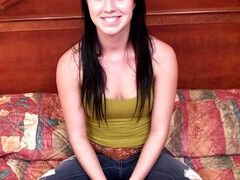 She is 18 and a gymnast making her first pound video