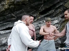 Gros seins, Sucer une bite, Grossier, Hd, Fille latino, Muscle, De plein air, Pov