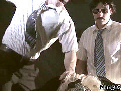 中出し, マッサージ, オフィス, ポリス, オマンコ, オッパイの