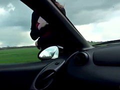 British Redhead Ella Hughes outdoor sex