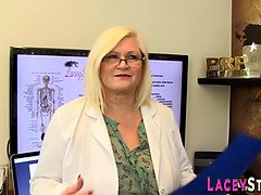 美人, ブロンド, フェラチオ, 巨乳な, エロ熟女, イマラチオ, 手コキする, 母