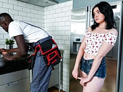 18, デカ尻, デカチン, 茶髪の, 異人種間, ティーン, オッパイの, ヴァージン