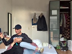 アナル, デカチン, フェラチオ, 女装男装, 目瞪口呆, ゲイ, 異人種間