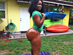 Culo, Negro, Al aire libre, Sexo soft