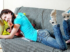 Grosser schwanz, Blasen, Hundestellung, Zierlich, Rasiert, Dürr, Jungendliche (18+), Titten