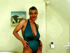 Amateur, Masturbación, Coño, Tetas colgantes, Solo, Tetas, Mojado, Esposa