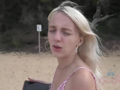 素人, ビーチ, フェラチオ, 口内発射, 顔射, 彼女, 手コキする, オーガズム