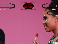 Pijpbeurt, Zwart, Vriendin, Hardcore, Interraciaal, Orgie, Pornster, Trio