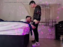 Grosser schwanz, Blasen, Spermaladung, Europäisch, Schwul, Hardcore, Latina, Ablutschen