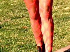 Amateur, Tetas grandes, Rubia, Fetiche, Peludo, Hd, Al aire libre, Medias largas