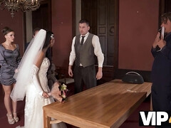 Asiatique, Mariée, Brunette brune, Hd, Public, Fils, Jarretelles, Mariage