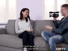 Culo, Entrevista, Europeo, Pov, Montar, Afeitado, Adolescente, Tetas