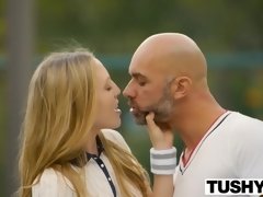 アナル, ブロンド, フェラチオ, カップル, Hd, アウトドア, ポルノスター, オッパイの