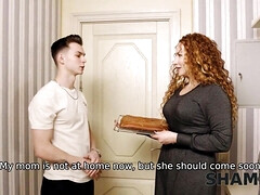 Grosse titten, Blasen, Paar, Hardcore, Natürlichen titten, Muschi, Strümpfe, Tätowierung