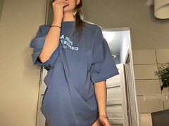 アナル, 美女, ブロンド, 指いじり, オナニー, ガリガリ, ティーン, ウェブカメラ