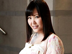 Japanese hottie with round ass Mayu Kawai fucked by long boner