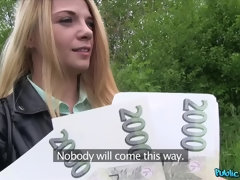 Bent Over a Car and Fucked for Cash