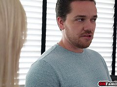 美人, ベッドルーム, デカチン, 巨乳な, チン, バック, グローブ, フェラする