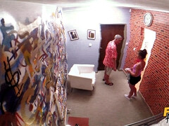 Kont, Badkamer, Bizar, Bruinharig, Handbeurt, Natuurlijke tieten, Buiten, Douche