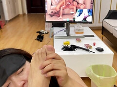 素人, アジア人, フェティッシュ, 足フェチ, 自家製, 淫乱熟女, ハメ撮り, ユニフォーム