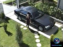 Gros seins, Doigter, Masturbation, Rasée