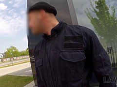 茶髪の, チン, Hd, ポリス, 磨き, オマンコ, 現実, ティーン