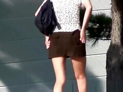 Heels asian piss street