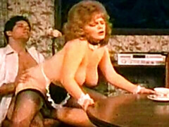 デカ尻, ぽちゃ, バック, 自然山雀, 赤毛, ショートヘア, ストッキング, ヴィンテージ