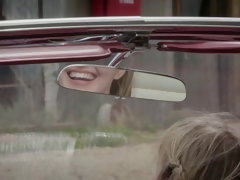 お尻, ブロンド, 車, オナニー, 自然山雀, アウトドア, 一人, オッパイの