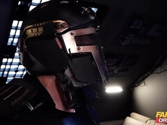 Chicks suck dicks without taking off their outfits