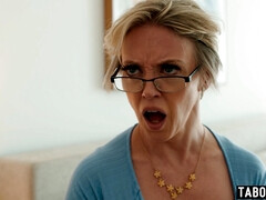 デカパイ, ブロンド, 家族, 熟年, 淫乱熟女, 母, 義母, 禁句