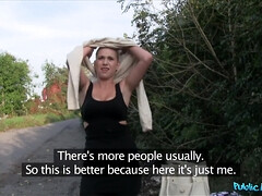 Leie, Arsch, Blondine, Blasen, Im freien, Pov, Öffentlich