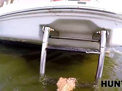 Blasen, Europäisch, Geld, Im freien, Pov, Muschi, Rasiert, Titten