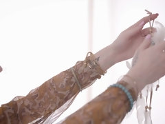 Tussi, Blondine, Braunhaarige, Hd, Lesbisch, Masturbation, Muschi, Titten