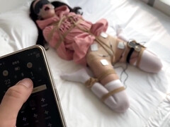 Asiático, Sadomasoquismo, Amarrada, Morena, Polla, Hd, Medias largas, Juguetes