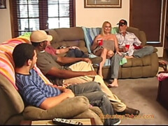 ブロンド, フェラチオ, ぶっかけ, 顔射, 乱交, 自家製, 異人種間, 剃毛