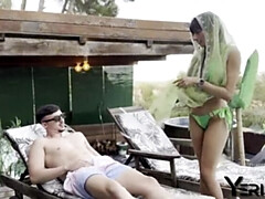 Arabisch, Schwarz, Braunhaarige, Süss, Schmuddelige sprache, Riesig, Öffentlich, Ehefrau