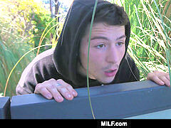 デカ尻, デカチン, イく瞬間, オナニー, 淫乱熟女, 母, アウトドア, 小柄