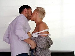 Arsch, Grosse titten, Blondine, Blasen, Hardcore, Hd, Lecken, Milf