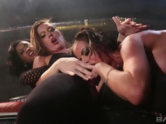 茶髪の, 異人種間, レズビアン, 下着, おもちゃ