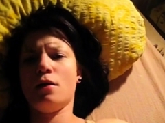 Leie, Blasen, Braunhaarige, Spermaladung, Handjob, Pov