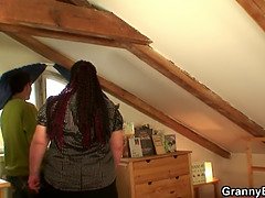 お尻, フェラチオ, 茶髪の, エロ熟女, 熟年, 淫乱熟女, 母, 義母